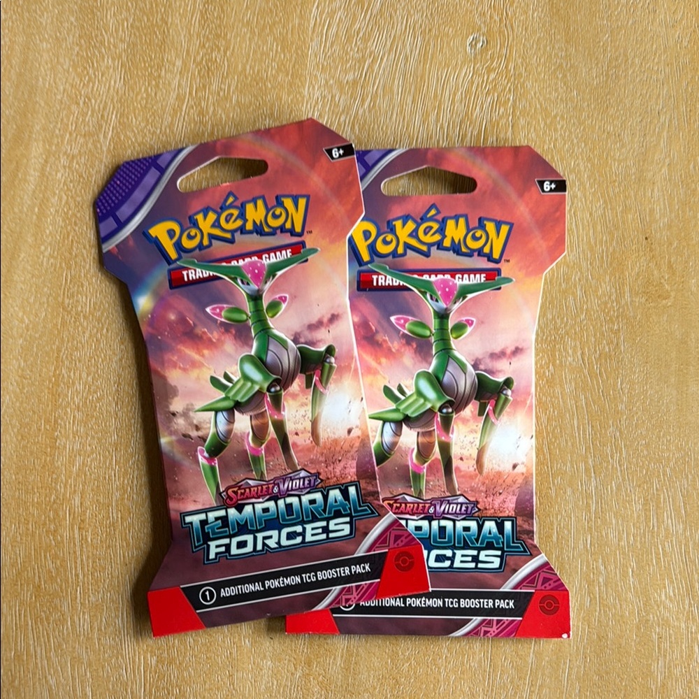 NEW Pokémon Temporal Forces Booster Pack - Set of 2